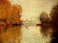 Automne sur la Seine à Argenteuil Claude Monet paysage